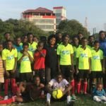 Squadra di calcio con divise donate dai nostri sponsor